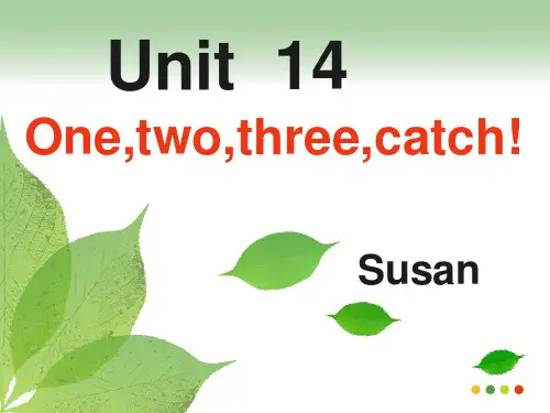 青少版新概念英语1A Unit 14 One, two, three, catch课件(65页)