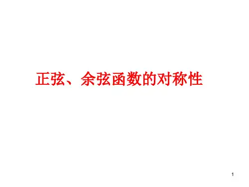 三角函数对称性问题ppt课件
