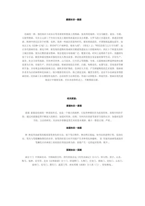 壁画知识