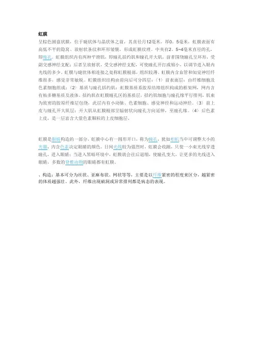 虹膜