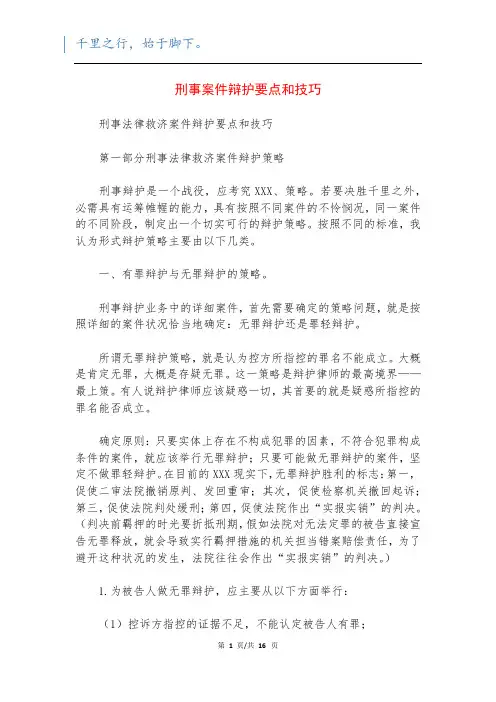 刑事案件辩护要点和技巧_1