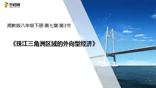 7.3   珠江三角洲区域的外向型经济   (精品课件)-八年级地理下册同步精品课堂(湘教版)