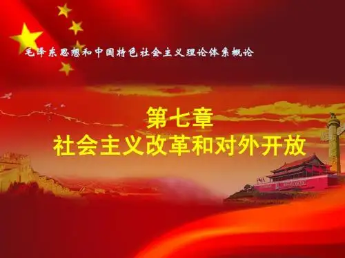 毛概课件第七章