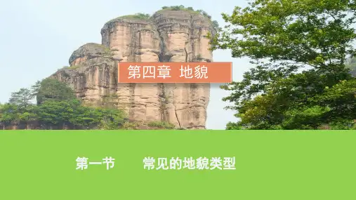人教版高中地理 必修第一册第四章地貌第一节常见的地貌类型 (23张PPT)[优秀课件资料]