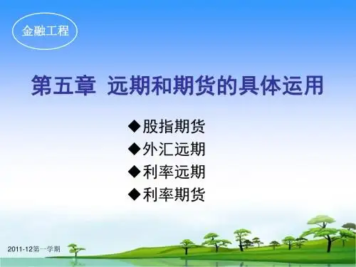 第5章  股指期货、外汇利率远期与期货 (参考2) (3)