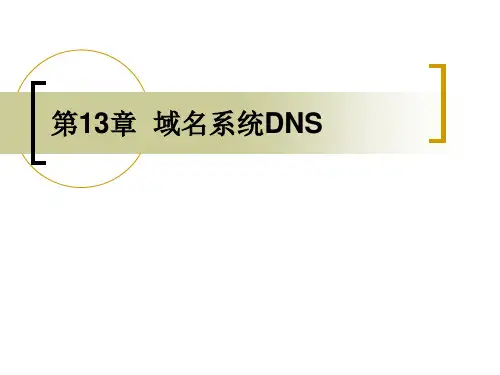 域名系统DNS