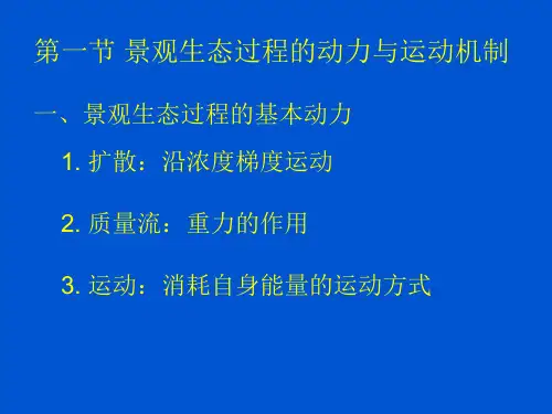 景观生态过程