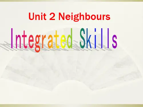 牛津译林版七年级下册英语课件：Unit2 Integrated skills(共19张PPT)