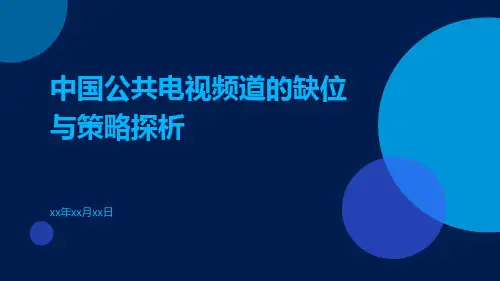中国公共电视频道的缺位与策略探析