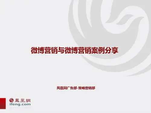 微博营销与微博营销案例分享-20100726V1