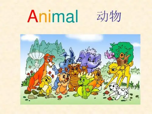 动物-英语口语课件