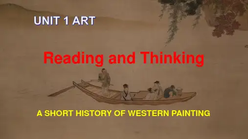 Unit 1 Period 1 Reading课件-高中英语(人教版2019选择性必修第三册)