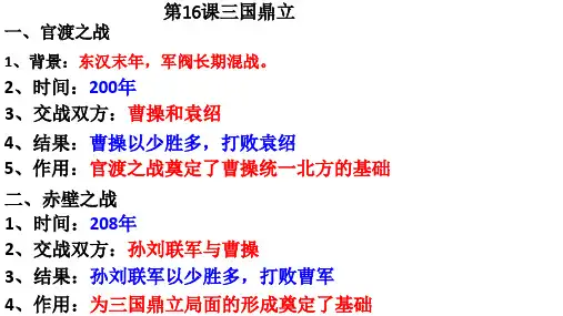 第四单元三国两晋南北朝时期笔记