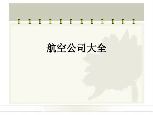 航空公司大全ppt课件