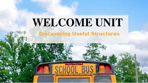 【课件Welcome+Unit+Discovering+Useful+Structures必修第一册
