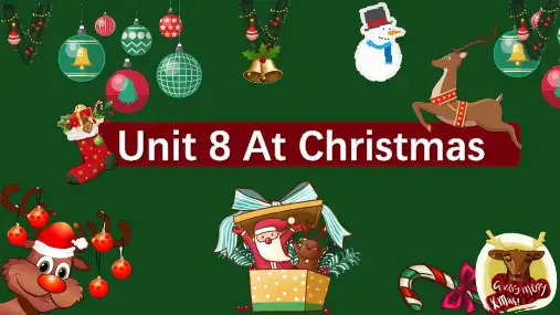 译林版英语五年级上册Unit 8 At Christmas课件