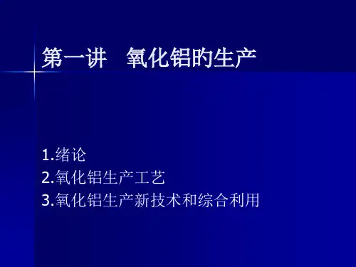 氧化铝生产工艺sn