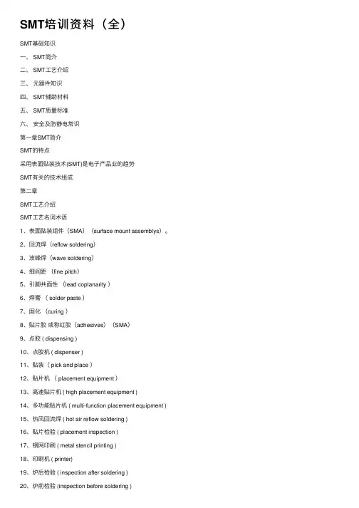SMT培训资料（全）