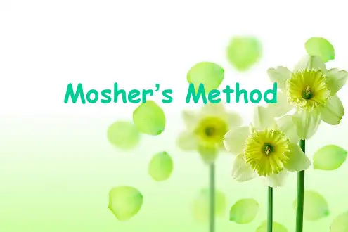 MOSHER 法
