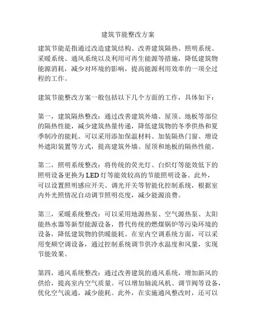 建筑节能整改方案