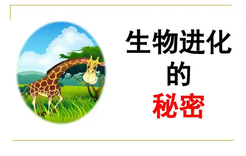 五年级下册科学课件2 生物进化的秘密冀教版 (共31页)PPT