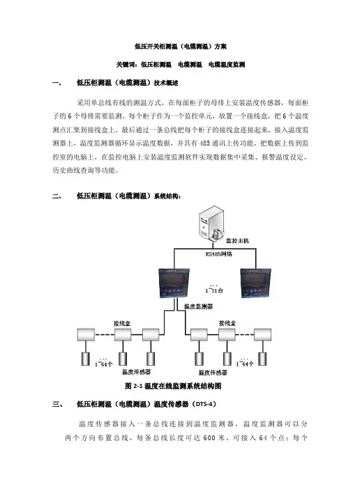 低压开关柜测温(电缆测温)
