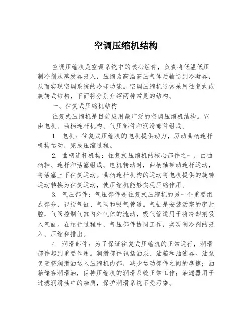 空调压缩机结构