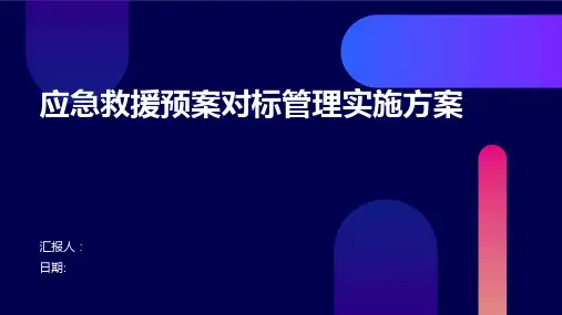 应急救援预案对标管理实施方案