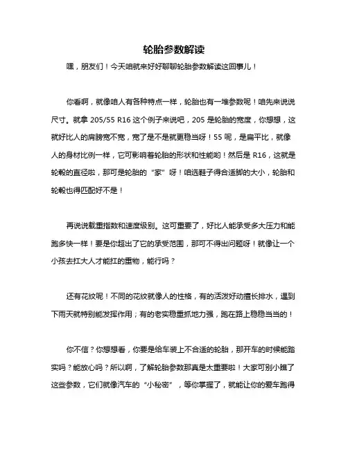 轮胎参数解读