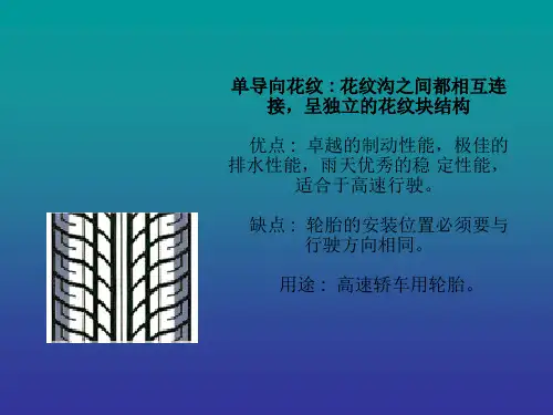 轮胎花纹常识.