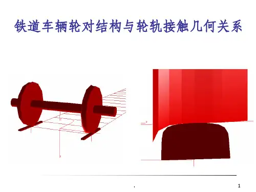 铁道车辆轮对结构关系ppt课件
