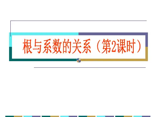 北师大版初中九年级上册数学：韦达定理