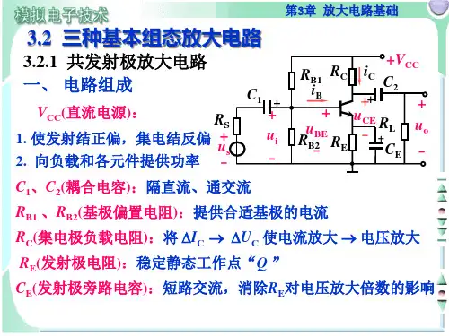 三极管的三种基本放大电路-3极管放大电路