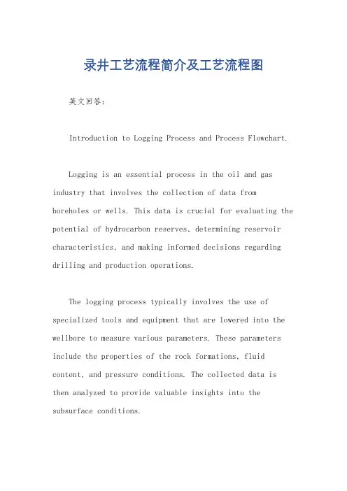 录井工艺流程简介及工艺流程图