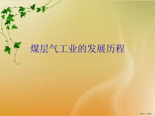 煤层气工业的发展历程