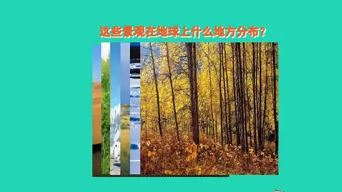 七年级地理上册第三章天气与气候第四节世界的气候第1课时气候的地区差异世界气候类型的分布授课课件新人教