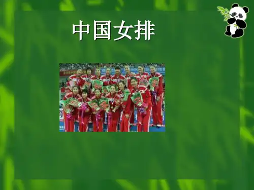 中国女排ppt