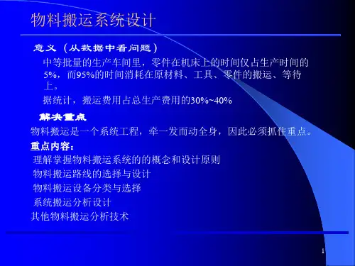 第五部分上物料搬运系统设计