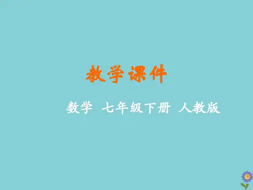 七年级数学下册第五章相交线与平行线5.1相交线5.1.2垂线课时2教学课件新版新人教版