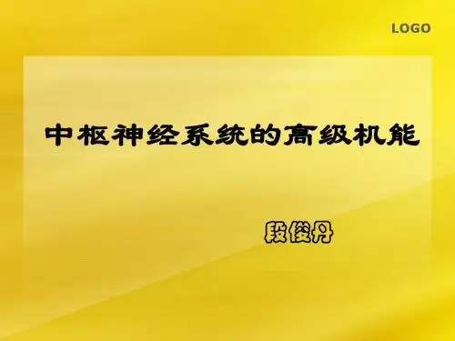 中枢神经系统的高级机能