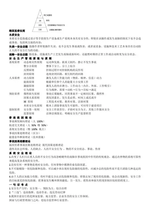 注安管理考点总结2018