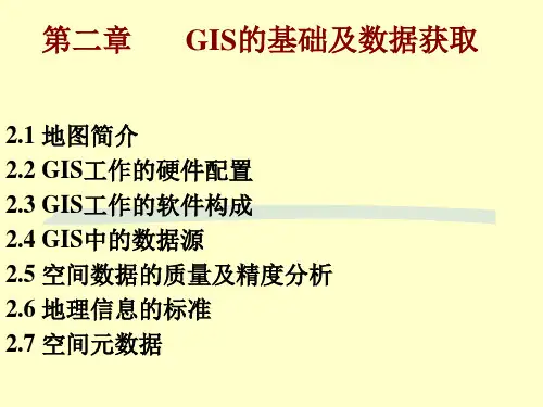 GIS的基础及数据获取