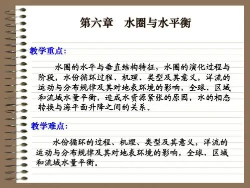 4.水 圈