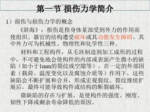 损伤的概念和理论基础