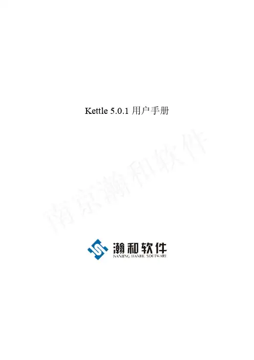 ETL工具Kettle用户手册5.0