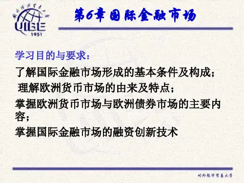 国际金融--第六章 国际金融市场 (2)