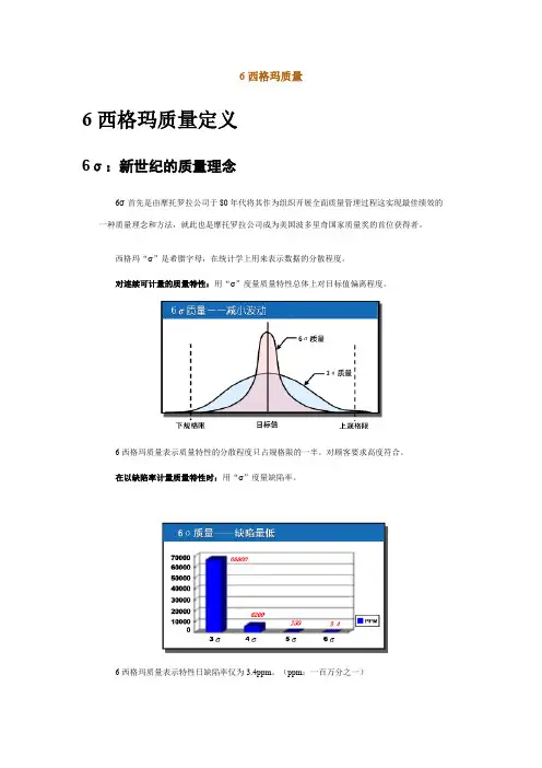 (六西格玛管理)六西格玛质量