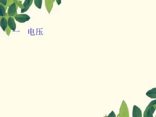 人教版物理九年级全一册第16章第1节电压课件
