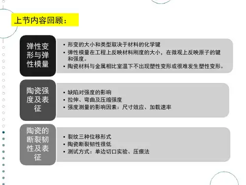 陶瓷热学及高温性能