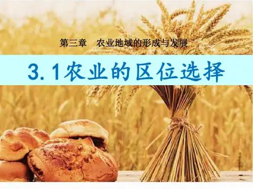 农业的区位选择课件ppt课件